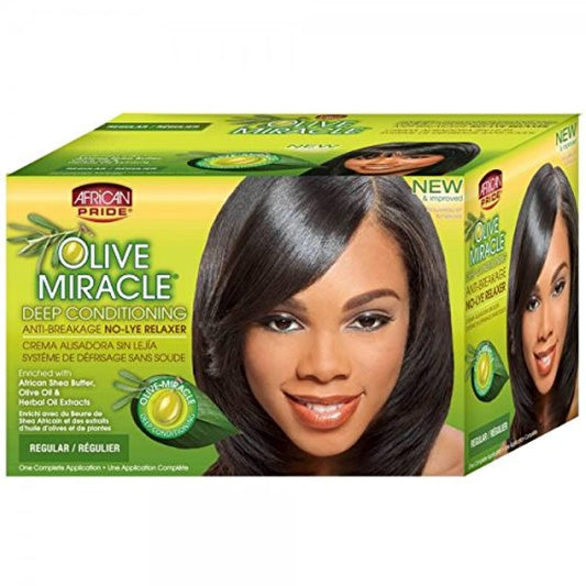 African Pride Olive Miracle No-Lye Relaxer