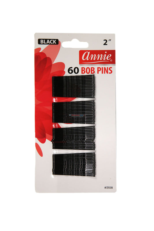 Annie Bob Pins 2In 60Ct Black