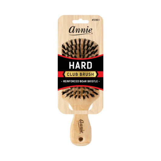 Annie Hard Club Brush Natural Bristle