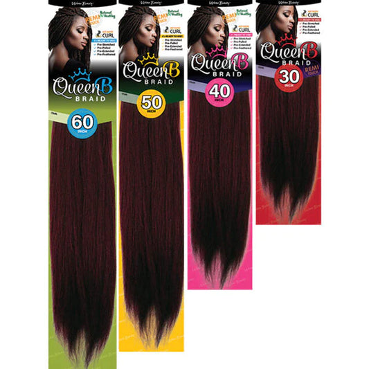 Queen B Pre-Stretched Braiding Hair (Single Pack)