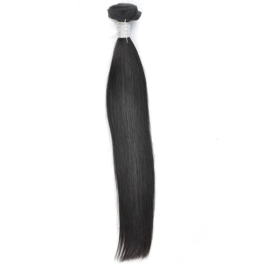 Raw Hair- Unprocessed Human Hair Hair Straight 16 Inch Natural Color