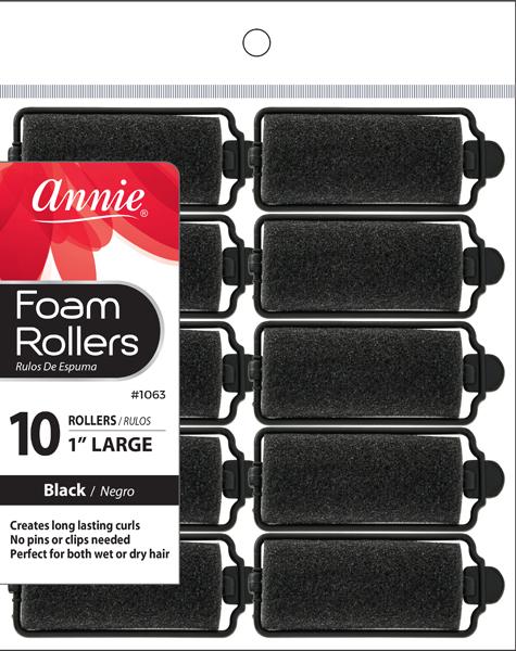 Annie Foam Rollers #1063 1" Large