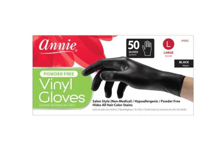 Annie Vinyl Gloves Powder Free Large