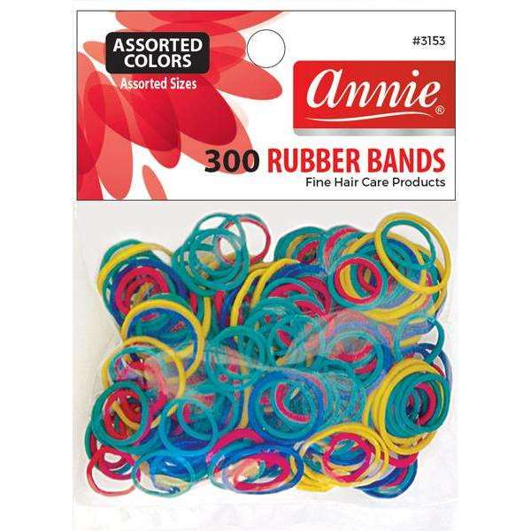 Annie Rubber Bands Asst Colors 300ct