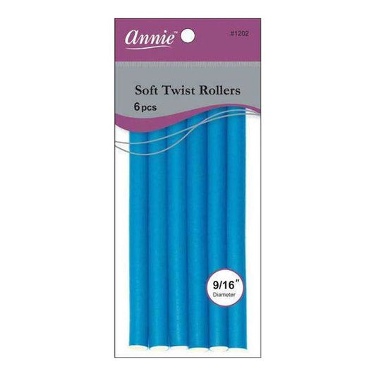 Annie Soft Twist Rollers 9/16"