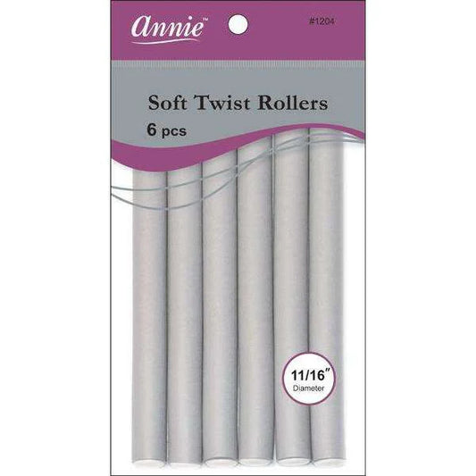 Annie Soft-Twist Rollers 11/16" 6pcs